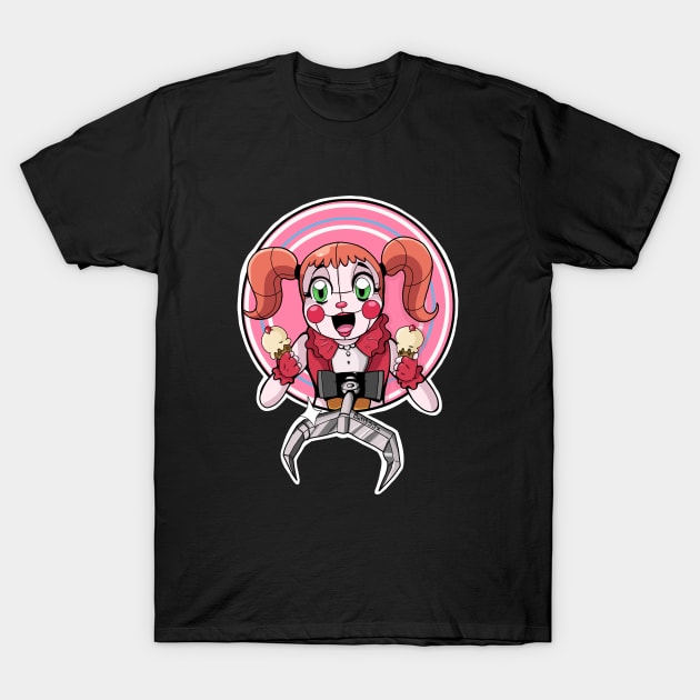 Circus Baby Ice-cream T-Shirt by Bat13SJx